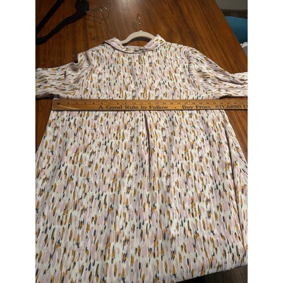 Lena Gabrielle XL Women Long Sleeved Sheer High Low Top - Picture 4 of 5